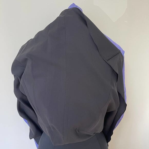 REBECCA TAYLOR Sleeveless Purple Linen Cutout Mini Fit Flare Dress Size 10 - Picture 9 of 13